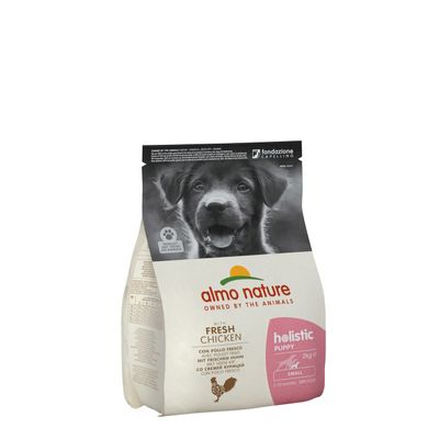 Paquet Almo Nature - Croquettes Holistic au Poulet pour Chiot de Petite Taille