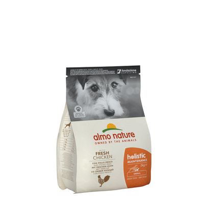 Paquet Almo Nature - Croquettes Holistic Maintenance Poulet Chien Petite Taille