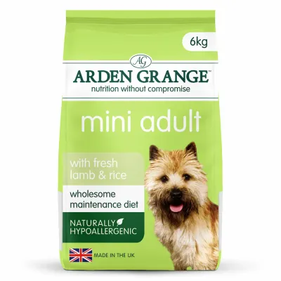 Paquet Arden Grange Mini Adulte – Agneau & Riz – 6 kg