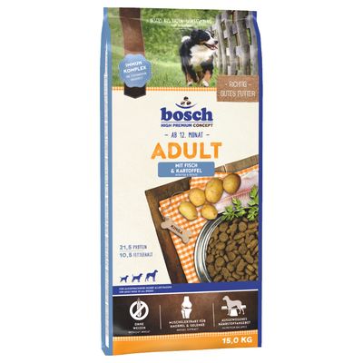 Paquet bosch Adult poisson, pommes de terre pour chien
