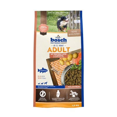 Paquet bosch Adult saumon, pommes de terre pour chien