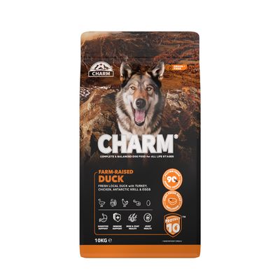 Paquet CHARM Croquettes Canard Fermier pour Chien 10kg - Sans Céréales