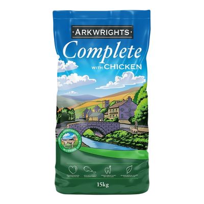 Paquet Croquettes chien adulte – Arkwrights Poulet