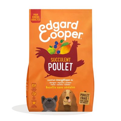 Paquet Edgard Cooper - Croquettes Sans Céréales au Poulet pour Chien