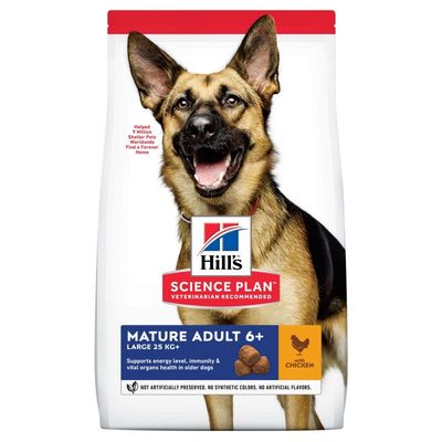 Paquet HILL'S - CHIEN SCIENCE PLAN ADULT MATURE 6+ GRANDE RACE POULET