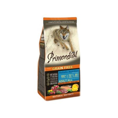 Paquet Primordial Chien Adulte Canard - Truite 12 Kg