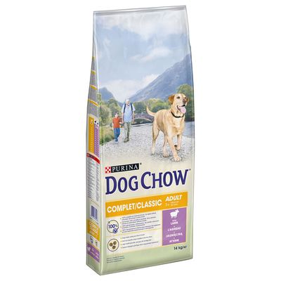 Paquet PURINA Dog Chow Complet/Classic, agneau pour chien