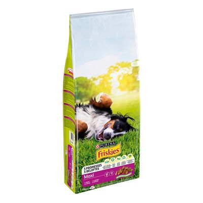 Paquet PURINA Friskies Adult Large Breed Maxi bœuf pour chien