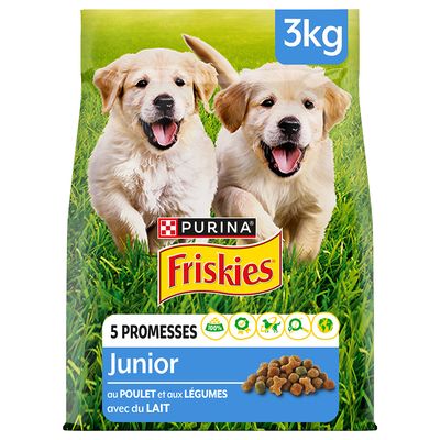 Paquet PURINA Friskies Junior poulet et légumes pour chiot