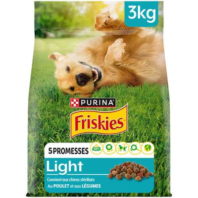 Paquet PURINA FRISKIES Light Sterilised poulet, légumes pour chien
