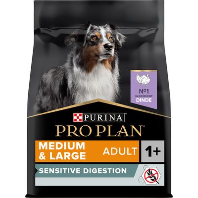Paquet PURINA PRO PLAN Medium & Large Adult Sensitive Digestion sans céréales pour chien