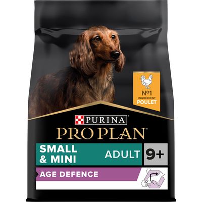 Paquet PURINA PRO PLAN Small & Mini Adult 9+ Age Defence pour chien