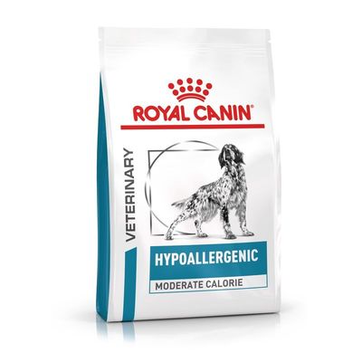Paquet ROYAL CANIN - chien VET DOG HYPOALLERGENIC MODERATE CALORIE