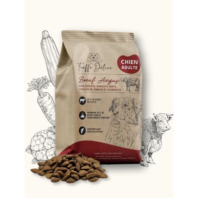 Paquet TRUFFE DÉLICE Croquettes chien adulte - Bœuf Angus
